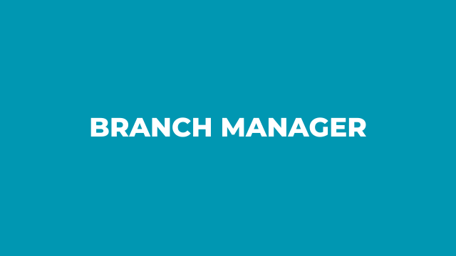 Branch Manager Job Description