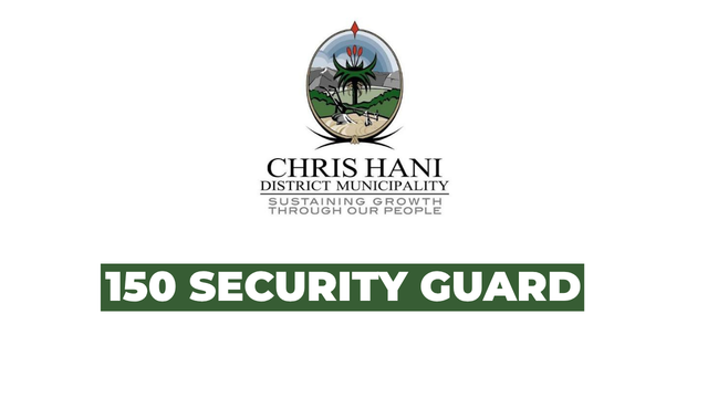 Chris Hani District Municipality Security Guard Jobs 2026: 150 Vacancies Open