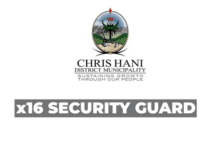 Chris Hani District Municipality Security Guard Supervisor Jobs 2026: 16 Vacancies Open