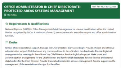 DFFE Office Administrator II Vacancy in Pretoria – Apply by 7 September 2026