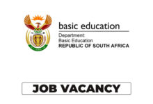 Department of Basic Education Senior Administration Clerk Job Vacancy 2026