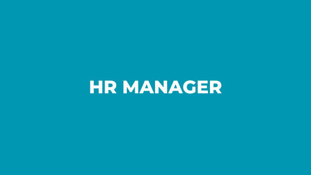 HR Manager Job Description