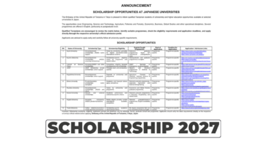 Scholarship Opportunities at Japanese Universities for Tanzanian Students 2027
