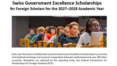 Swiss Government Excellence Scholarships 2027–2028