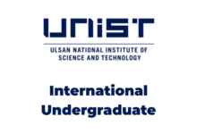 UNIST International Undergraduate Admission 2027